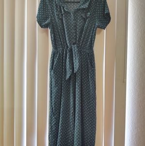 Universal Thread Medium Green Jumpsuit